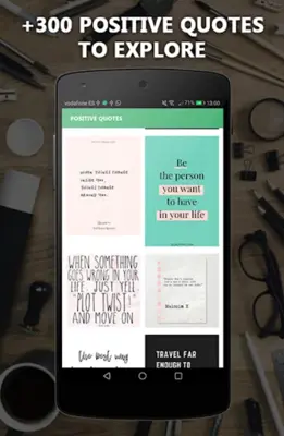 Inspirational & Positive Quote android App screenshot 14